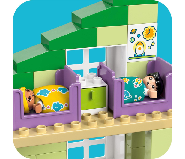 LEGO DUPLO 10470 Nowoczesny dom rodzinny 3 w 1 z figurkami - 1473391 - zdjęcie 6